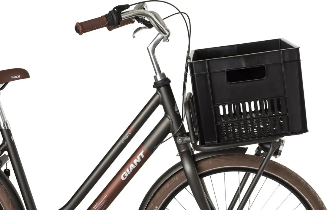 FastRider Fietskrat Groot 34L - Zwart - afbeelding 2 van 5