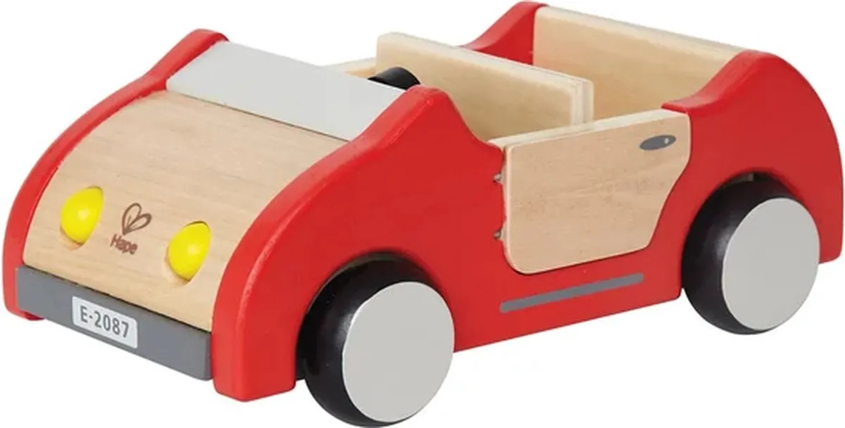 Hape Gezinsauto Poppenhuis - Veelkleurig