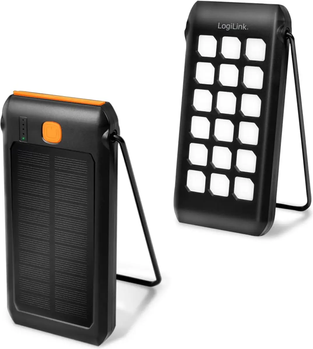 Logilink Solar Powerbank PA0273 10000mAh - 37W - 2x USB-A QC & USB-C PD - Zwart - afbeelding 6 van 6