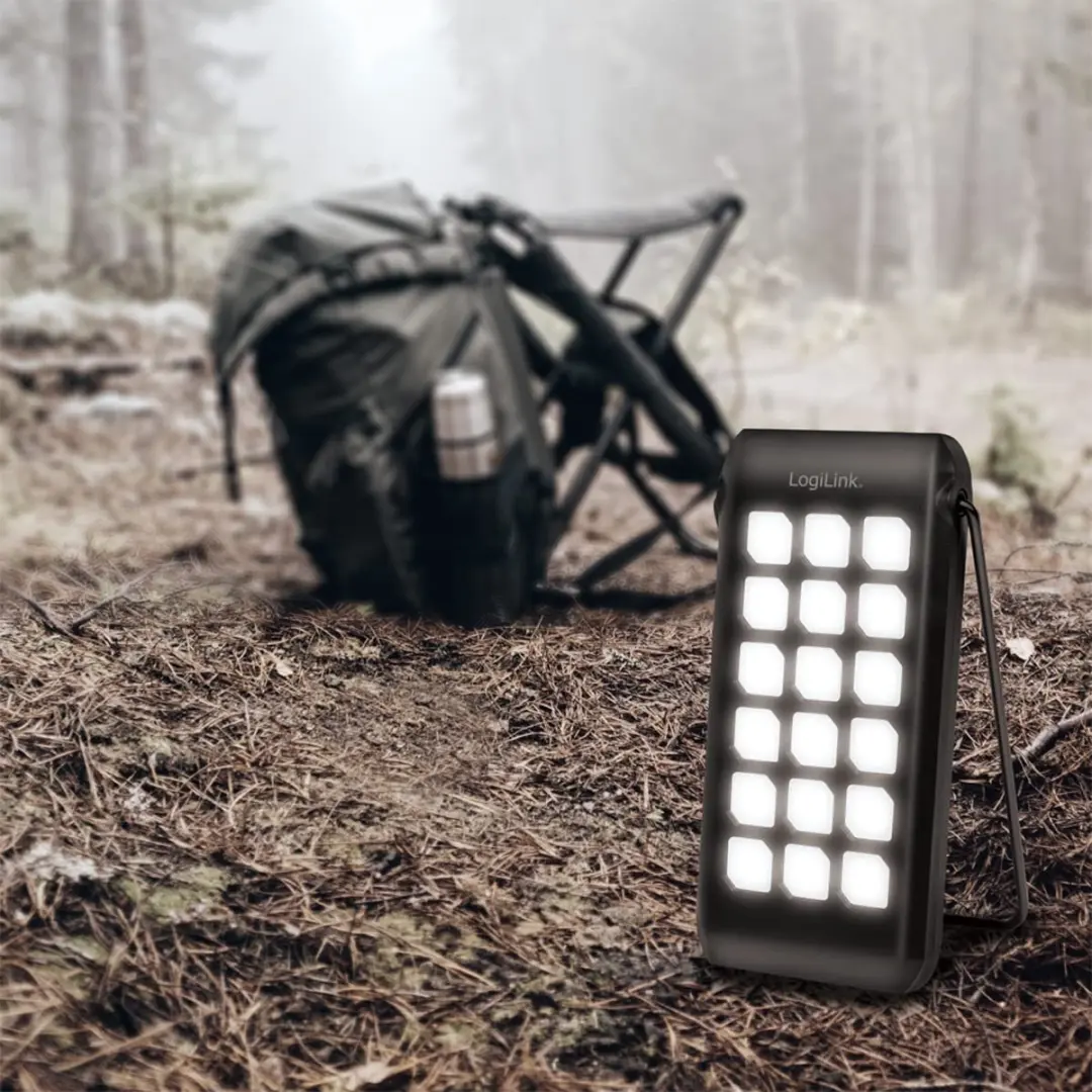 Logilink Solar Powerbank PA0273 10000mAh - 37W - 2x USB-A QC & USB-C PD - Zwart - afbeelding 4 van 6