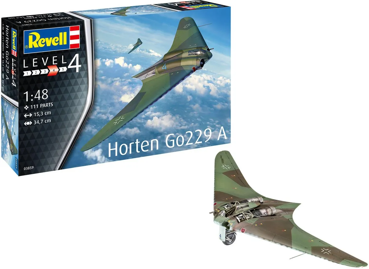 Revell Horton Go229 A-1 Flying Wing Modelbouwpakket 1:48