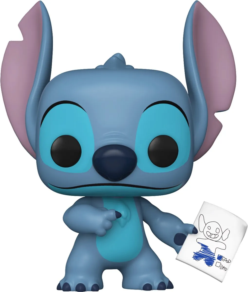 Funko Disney POP! Stitch met Mood Chart - Blauw