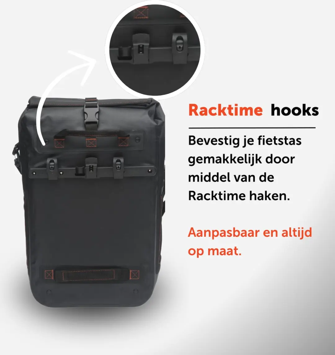New Looxs Varo Single Fietstas 20L - Zwart - afbeelding 6 van 6