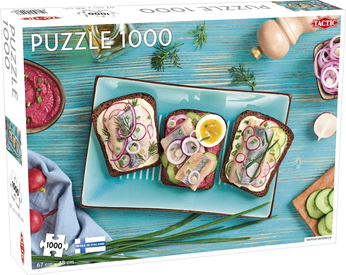 Tactic Danish Sandwich Puzzel 1000 Stuks