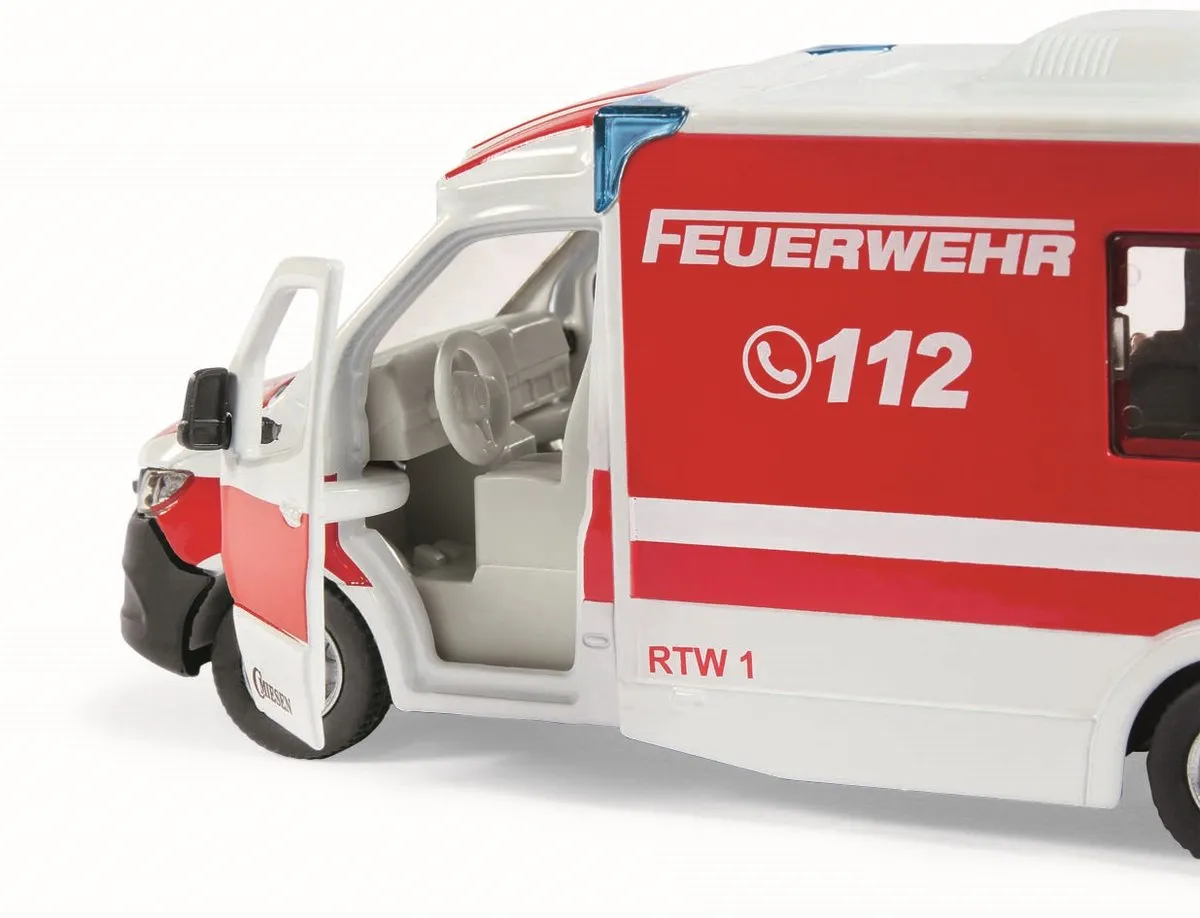 SIKU 2115 Mercedes-Benz Sprinter Ambulance 1:50 - Rood/Wit