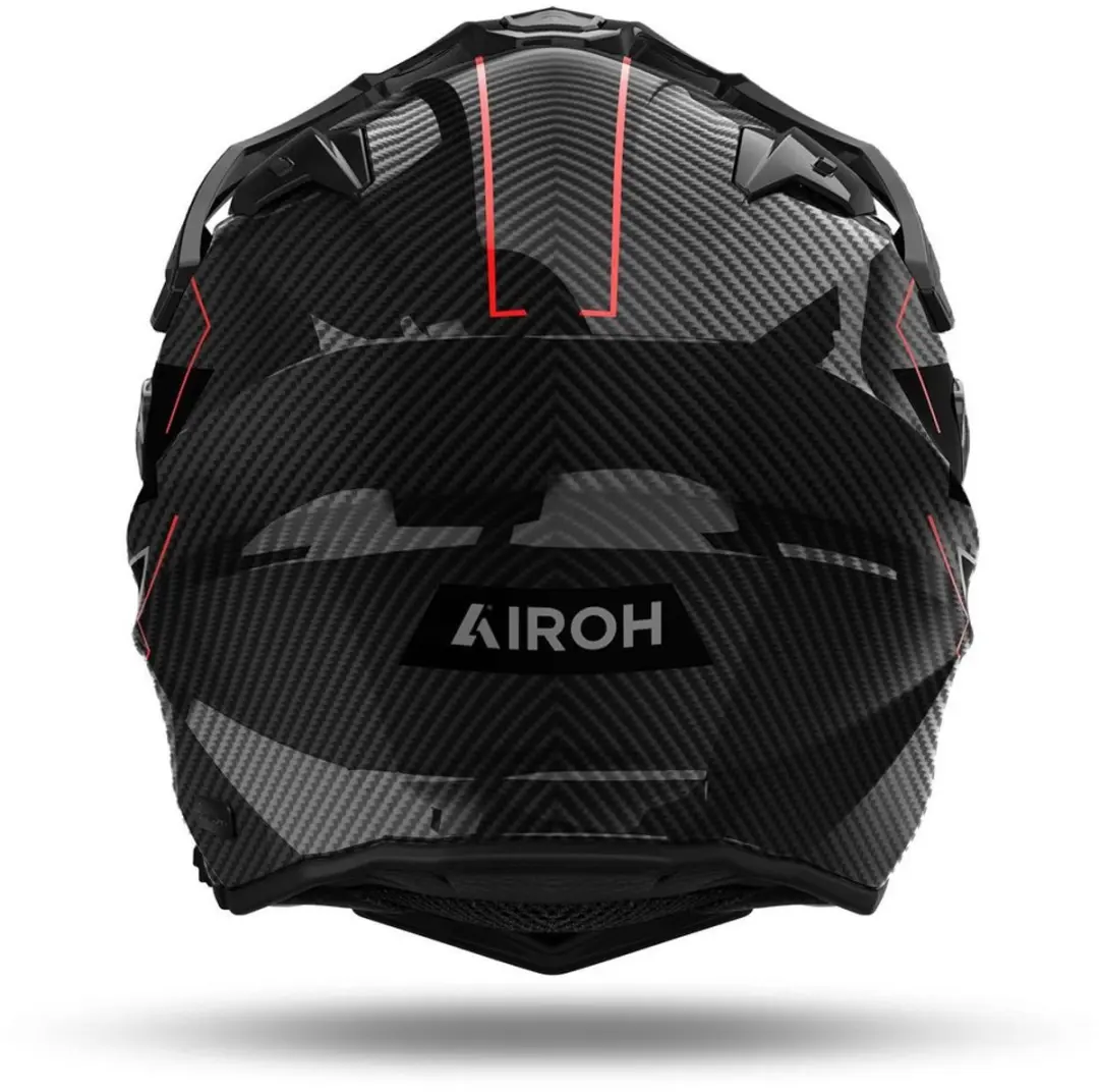 Airoh Commander 2 Integraalhelm - Maat S - Zwart/Grijs/Rood