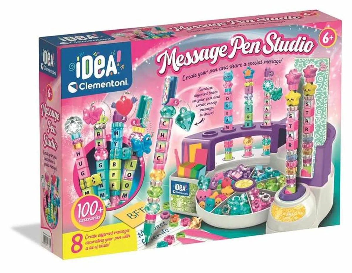Clementoni Message Pen Studio - 8 Pennen Multicolor