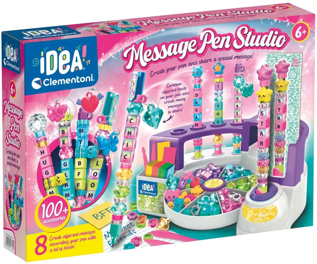 Clementoni Message Pen Studio - 8 Pennen Multicolor
