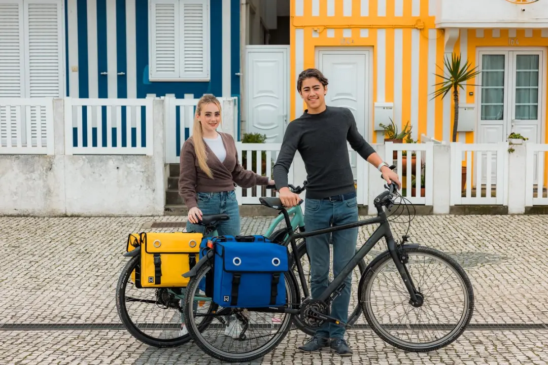 Willex Dubbele Fietstas Bisonyl 52L - Blauw