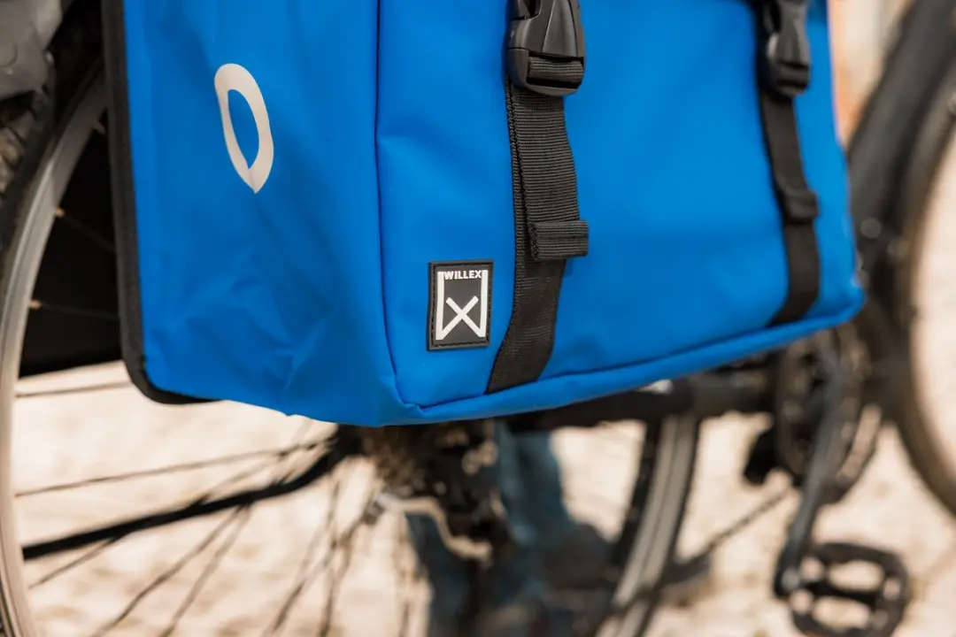 Willex Dubbele Fietstas Bisonyl 52L - Blauw