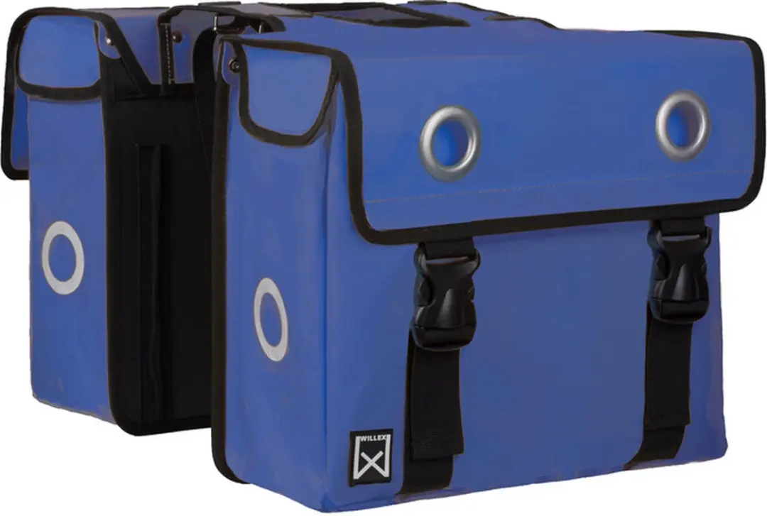 Willex Dubbele Fietstas Bisonyl 52L - Blauw