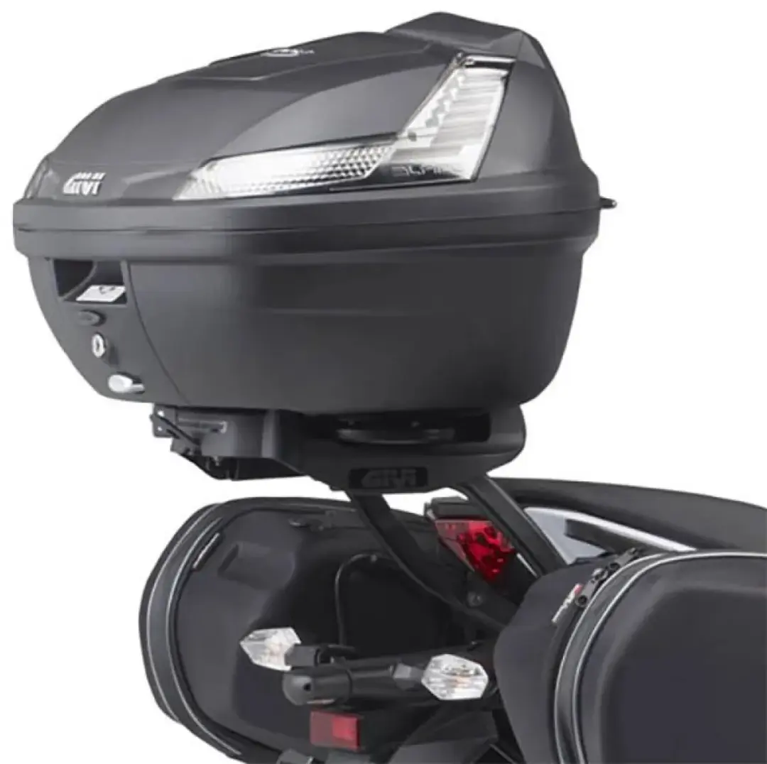 Givi Monokey/monolock Kawasaki Er-6n/er-6f 650 Topkoffer Achtermontage Zwart