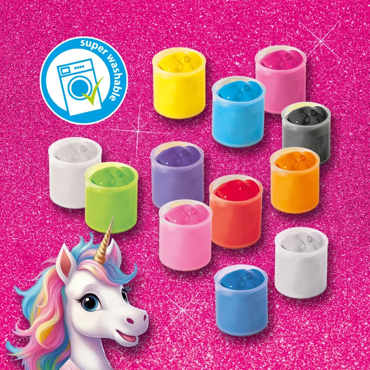 SES Creative Unicorn Nagelontwerper - 19 Stuks - Meerkleurig