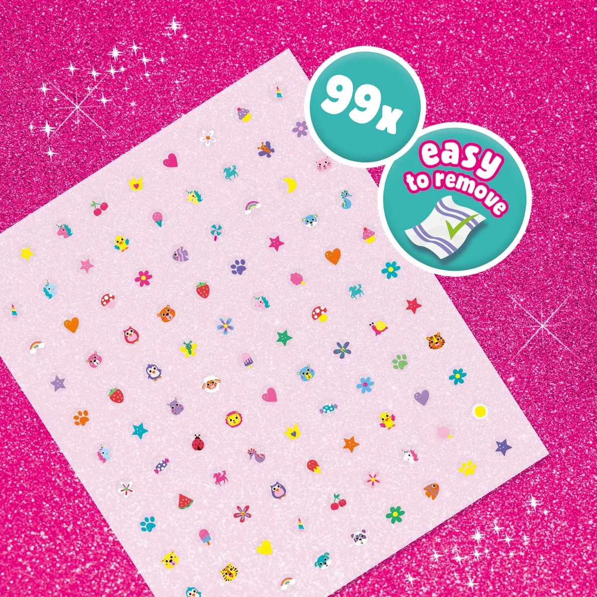 SES Creative Unicorn Nagelontwerper - 19 Stuks - Meerkleurig
