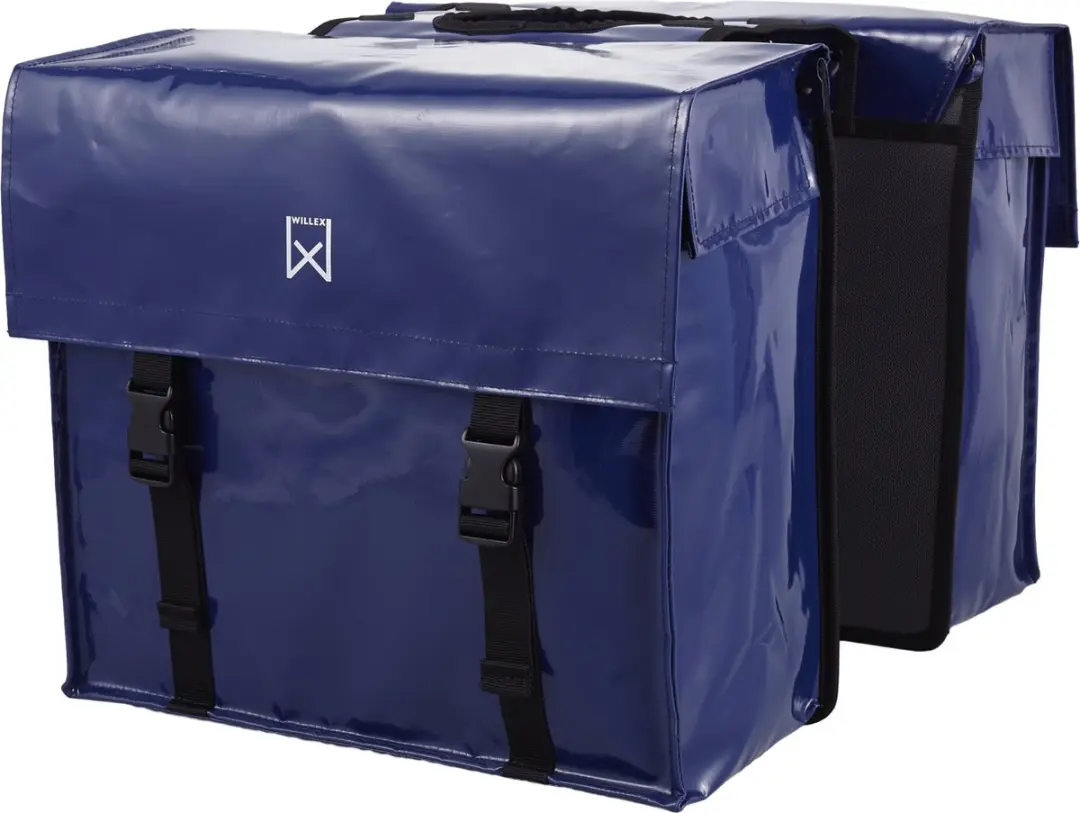 Willex Bisonyl Dubbele Fietstas 40L - Blauw