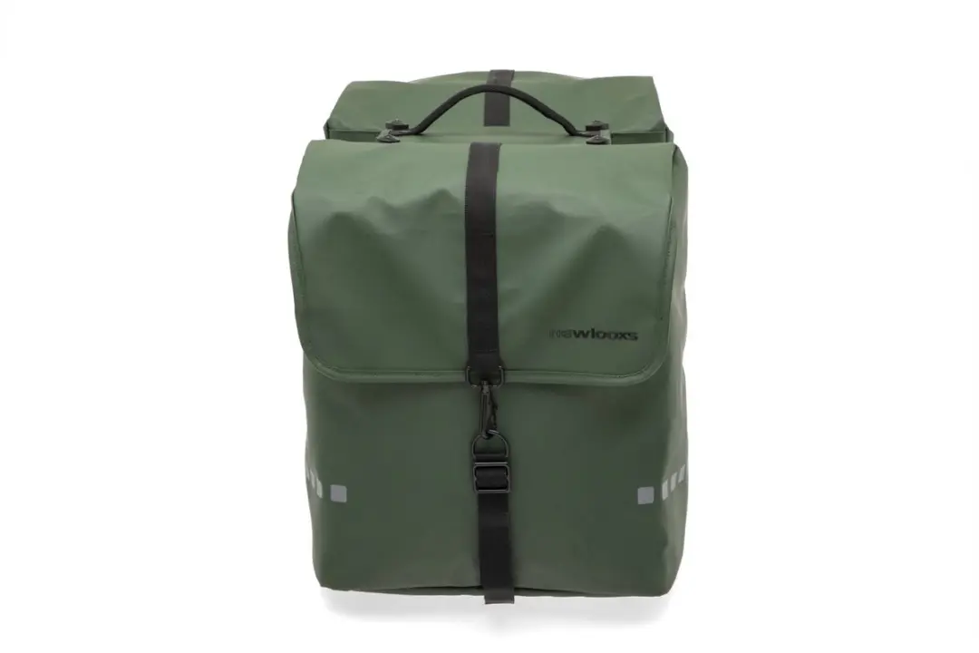 New Looxs fietstas dubbel Odense green MIK 2.0 39L