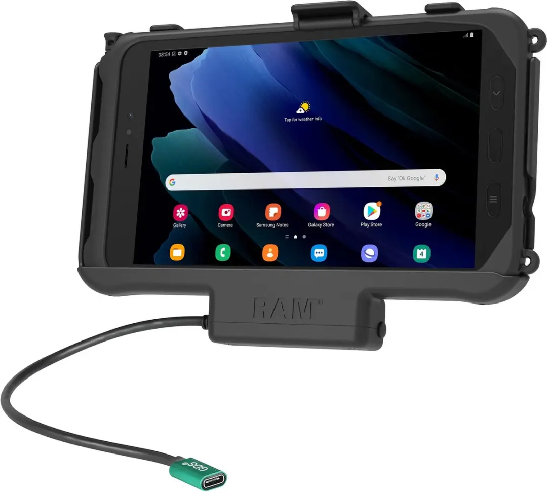 RAM Mounts RAM-HOL-SAM60CPU USB-C Dock - Samsung Tab Active 8" - Zwart