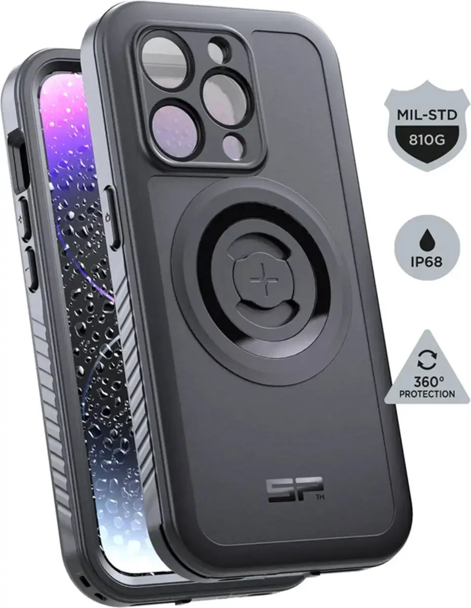 SP Connect Xtreme Series 52901 Telefoonhoes - iPhone 14 Pro - Zwart - afbeelding 6 van 6
