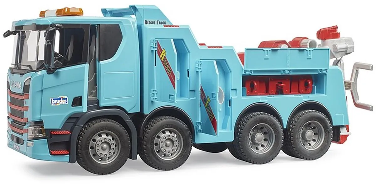 Bruder Scania Super 560R Takelauto - Bleu