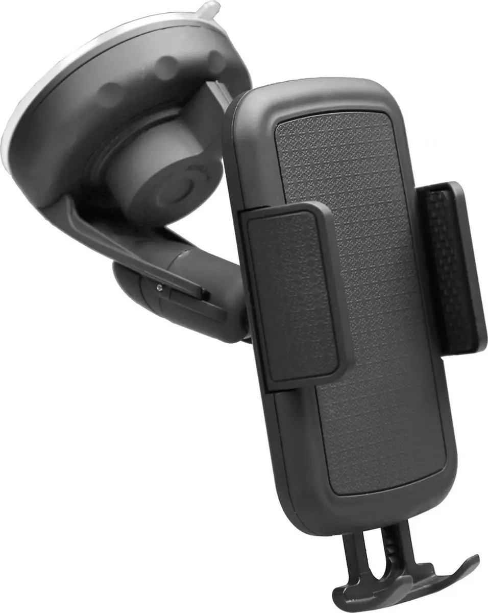 SBS Safe Lock Zuignap Telefoonhouder Auto - Zwart
