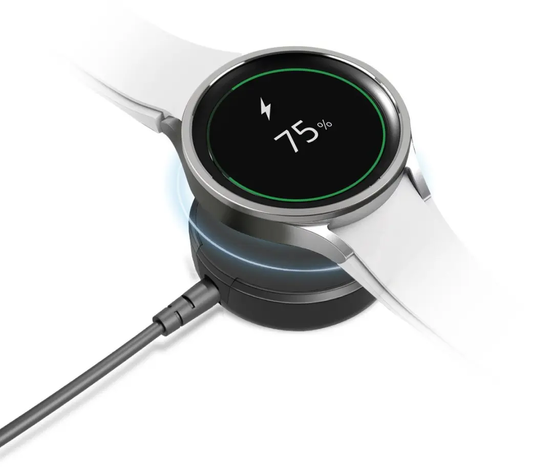SBS TECHGSAMWATCH oplader voor mobiele apparatuur Smartwatch Wit USB Draadloos o