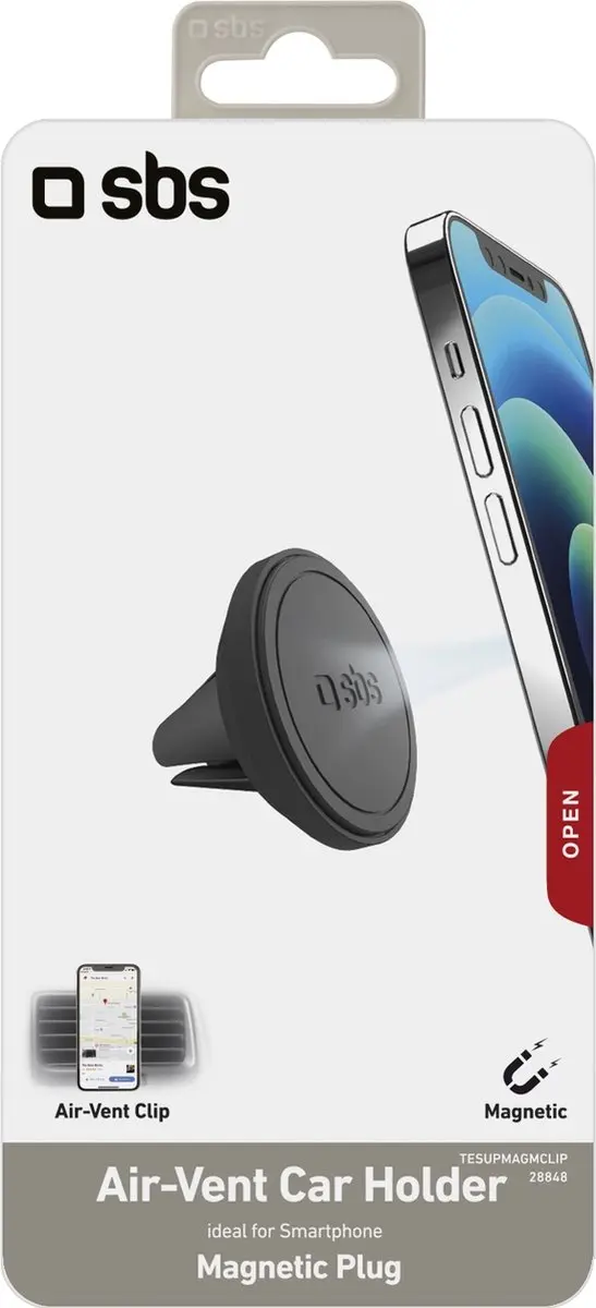 SBS Ventilatierooster Telefoonhouder Auto met Magneet