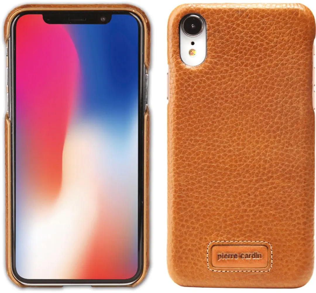 Bruin hoesje van Pierre Cardin