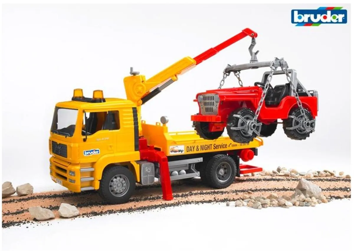 Bruder Man TGA Takelwagen 411108
