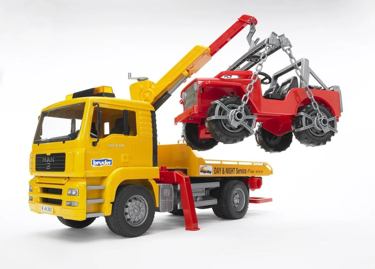 Bruder Man TGA Takelwagen 411108
