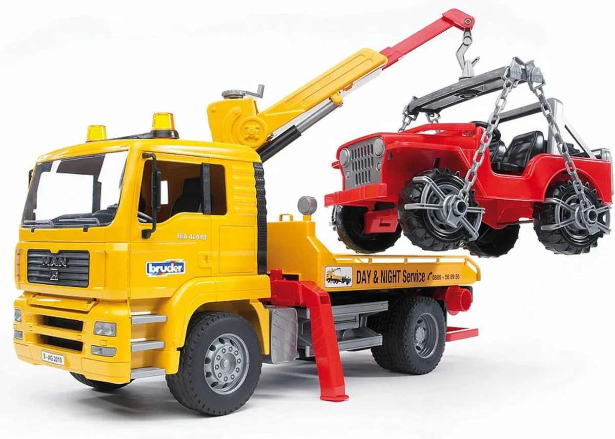Bruder Man TGA Takelwagen 411108