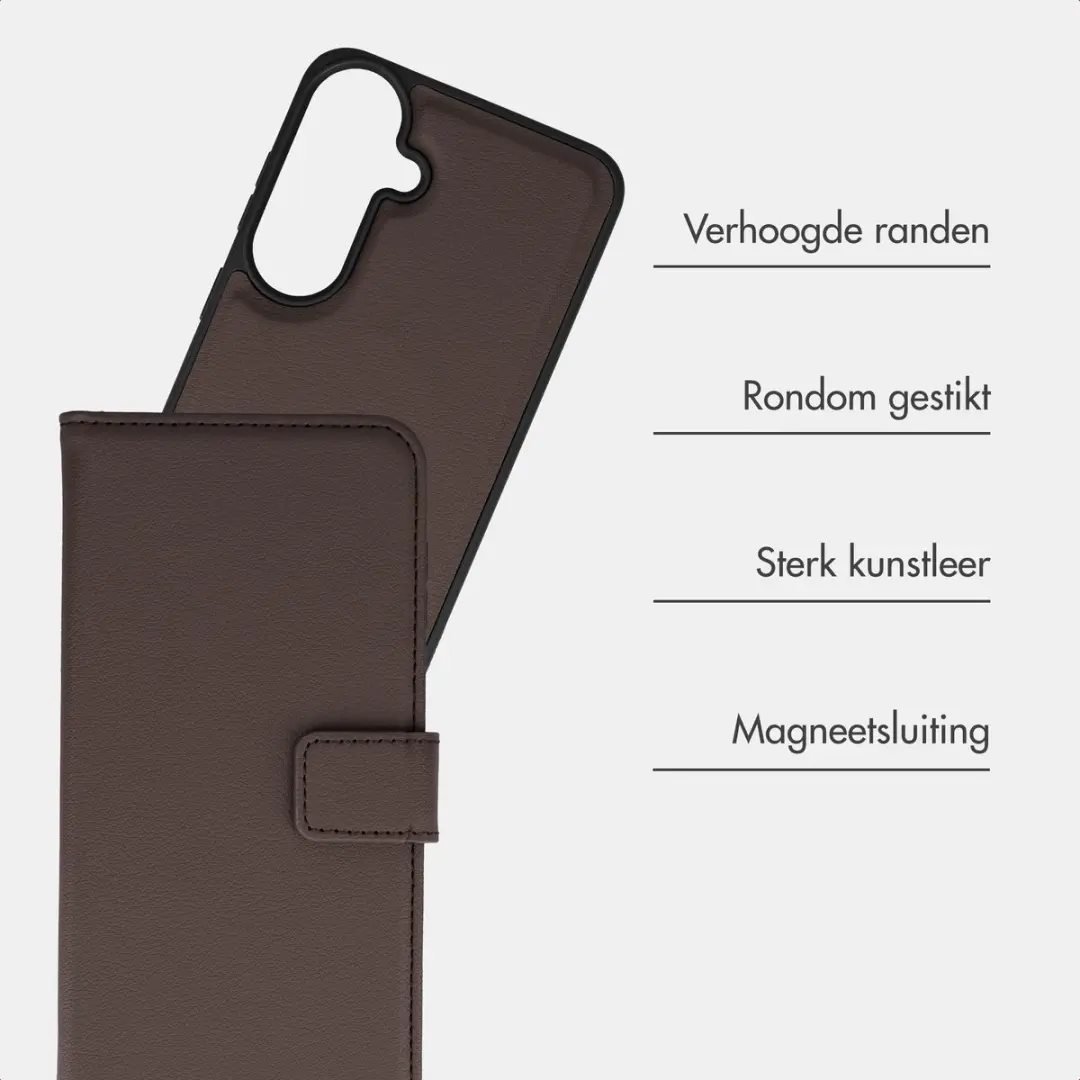 Imoshion Bookcase Hoesje S26 FE - 2-in-1 Bruin - 3 Pasjes