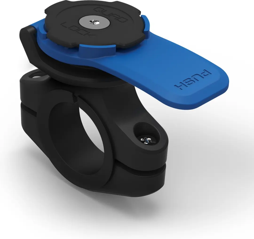 Quad Lock Motorfiets Stuurhouder 22mm - Zwart/Blauw