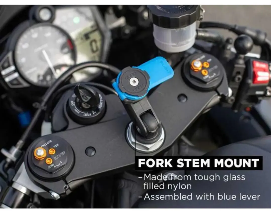 Quad Lock QLM-FSM-PRO Telefoonhouder Motorfiets - Stangbevestiging - Zwart - afbeelding 2 van 6
