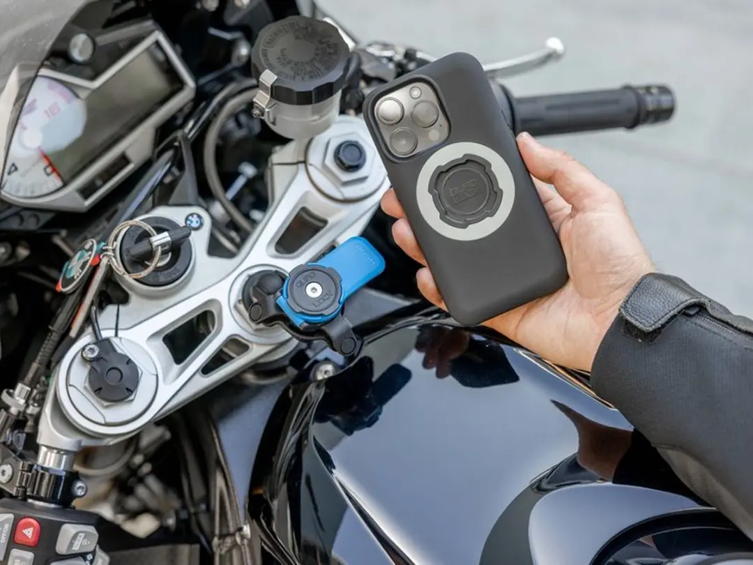 Quad Lock QLM-FSM-PRO Telefoonhouder Motorfiets - Stangbevestiging - Zwart - afbeelding 4 van 6