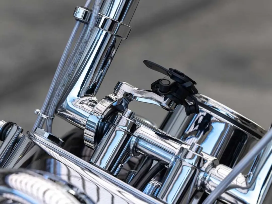 Quad Lock Motor Stuurhouder Pro Chrome - Telefoonhouder