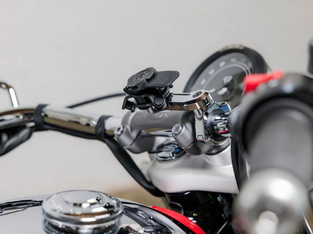 Quad Lock Motor Stuurhouder Pro Chrome - Telefoonhouder
