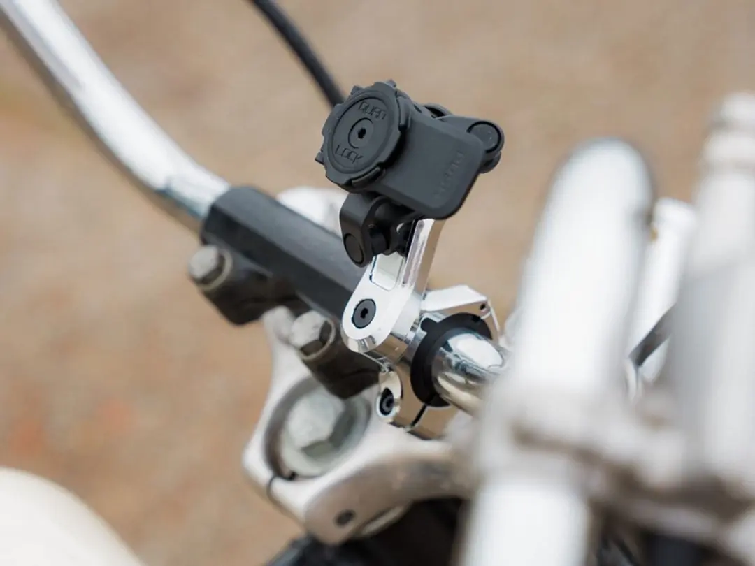 Quad Lock Motor Stuurhouder Pro Chrome - Telefoonhouder