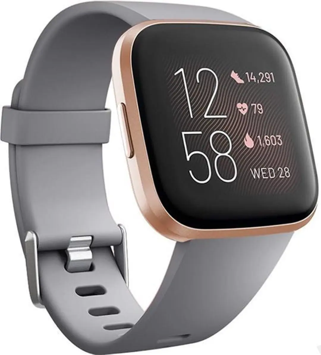 Fitbit Versa silicone band (grijs)