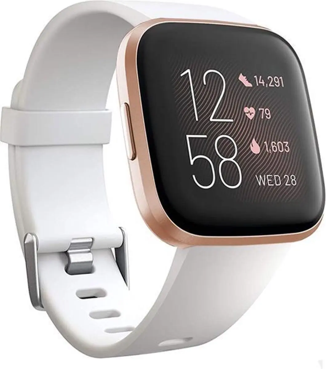 Fitbit Versa silicone band (wit)