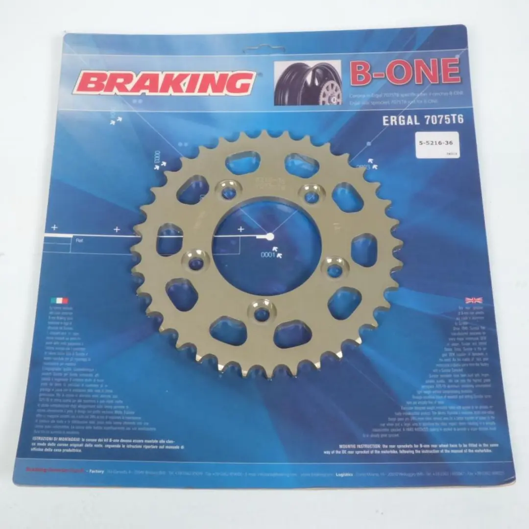 Couronne de transmission Sunstar pour moto Honda 1000 Cbr Rr 2004 à 2013 36 den