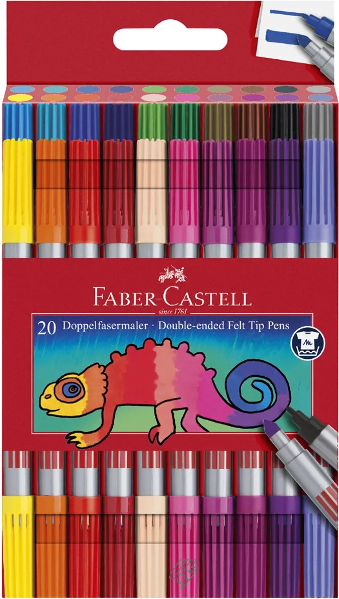 Faber-Castell Viltstiften FC-151140 - 40 Kleuren