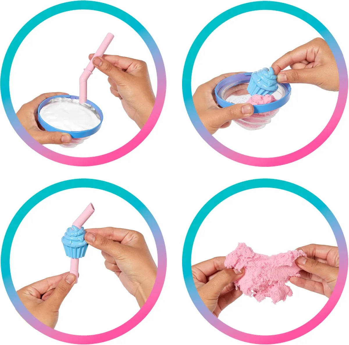 Barbie Pop Reveal Cupcake Modepop - JFY61 - Blauw