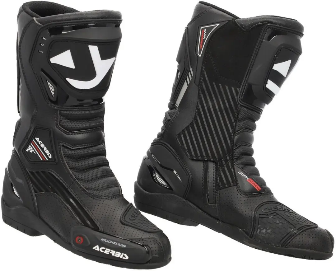 Acerbis Corkscrew Zwarte Laarzen