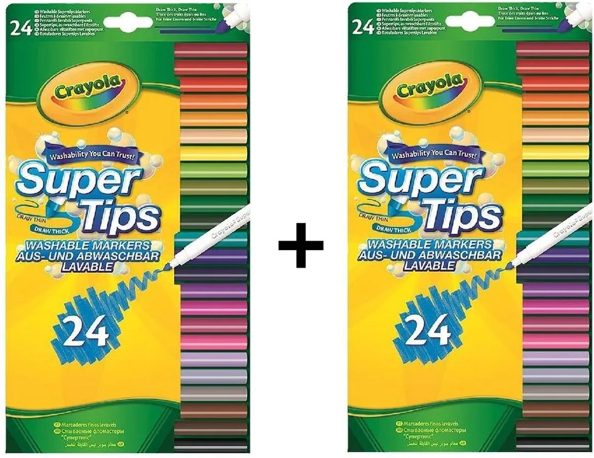 Crayola Duo Pack Viltstiften 24-delig