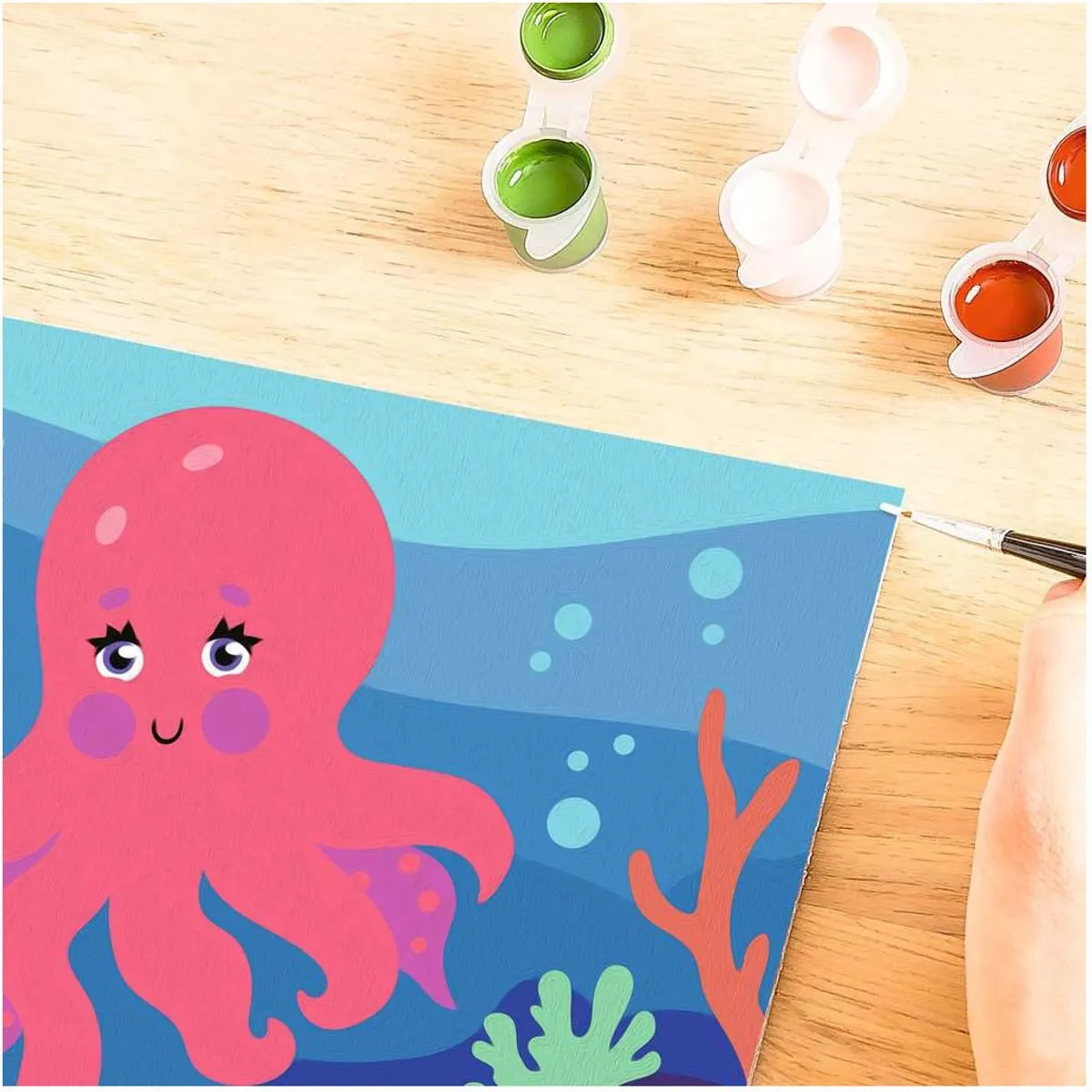 Ravensburger CreArt Octopus Neon Schilderset Compleet