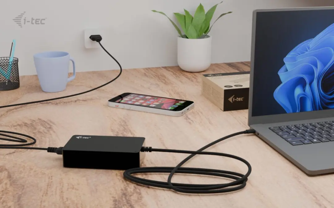 I-tec USB-C Lader 140W CHARGER-C140W - Power Delivery 3.1 - afbeelding 6 van 6