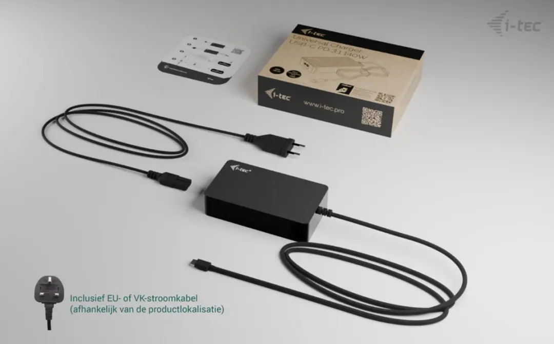 I-tec USB-C Lader 140W CHARGER-C140W - Power Delivery 3.1