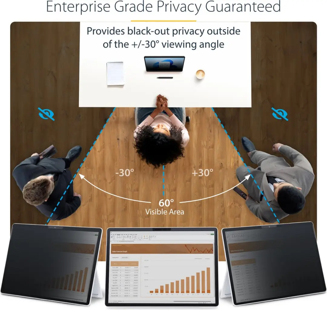 Startech 13SP-PRIVACY-SCREEN Privacyfilter 13" - Monitor - afbeelding 2 van 6