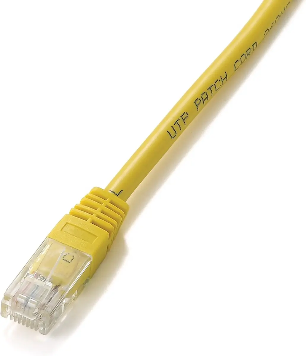 CAT5e UTP kabel 3 meter koper Geel