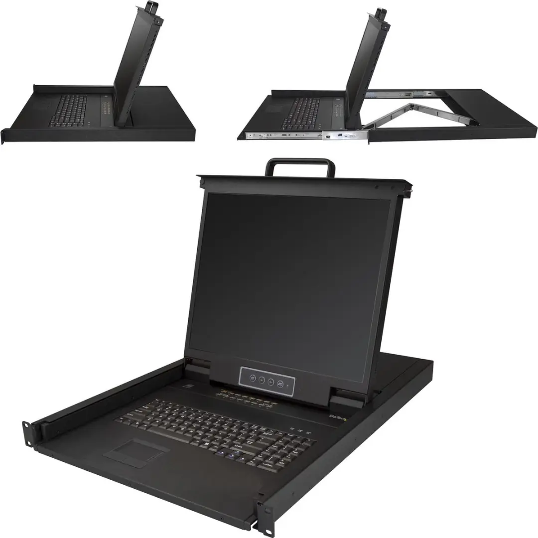 StarTech 1U 16 poorts KVM console voor server racks